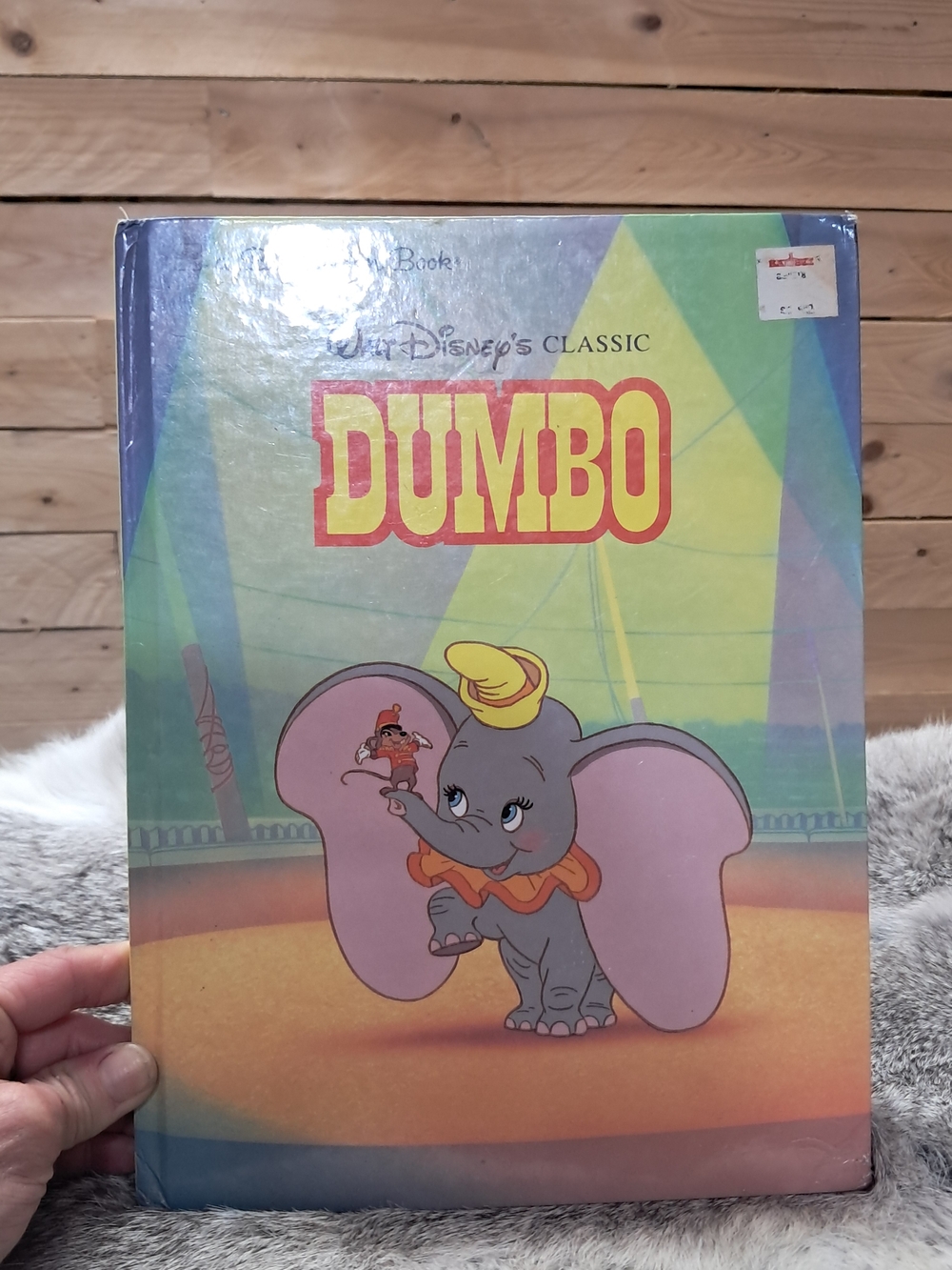 Disney Classic Dumbo Coffee Table Book - Pastel Pink & Yellow